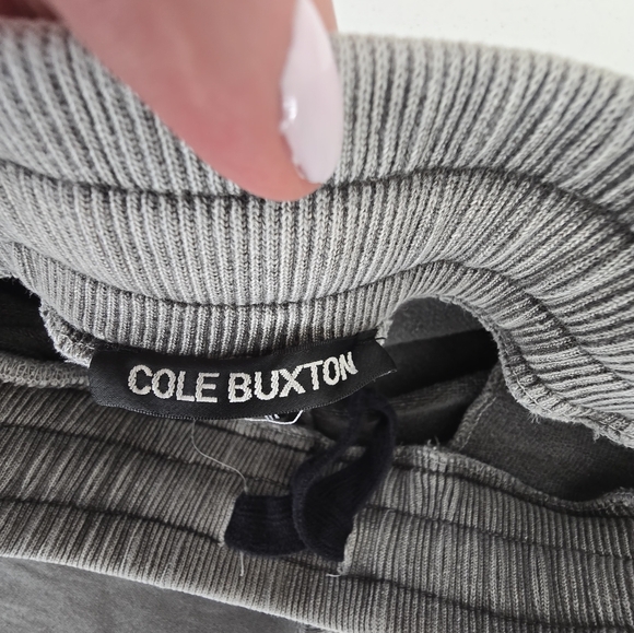 COLE BUXTON WASHED GRAY HEAVYWEIGHT SWEATPANTS LARGE - Picture 8 of 11